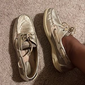 Sperry Gold Loafer/Boat Shoes sz. 7.5